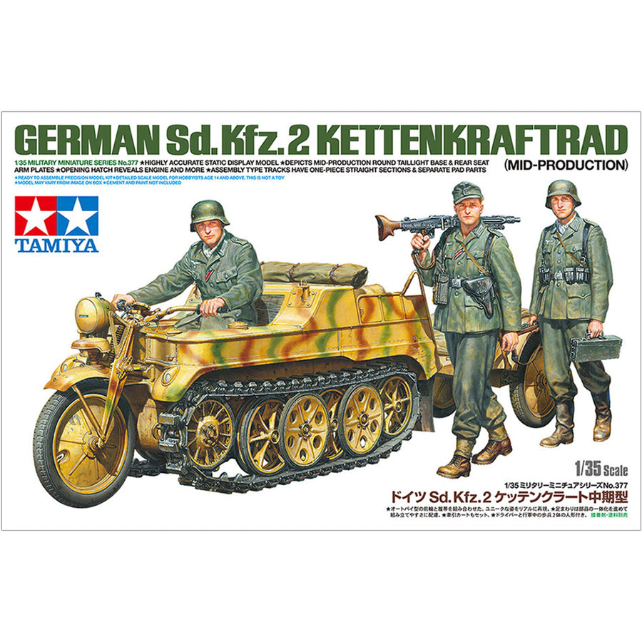 Tamiya 35377 - TAMIYA 1/35 KETTENKRAFTRAD MID