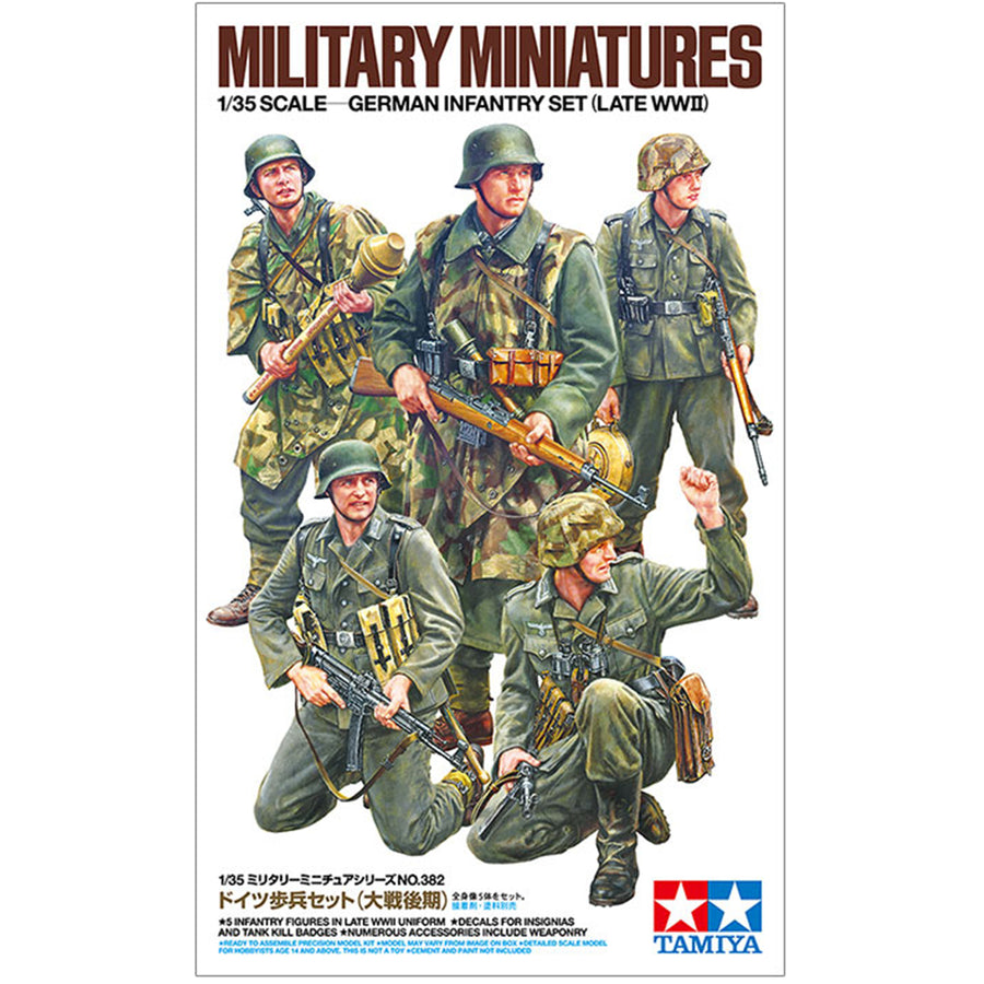 Tamiya 35382 - TAMIYA 1/35 GERMAN INFANTRYLATE WWII