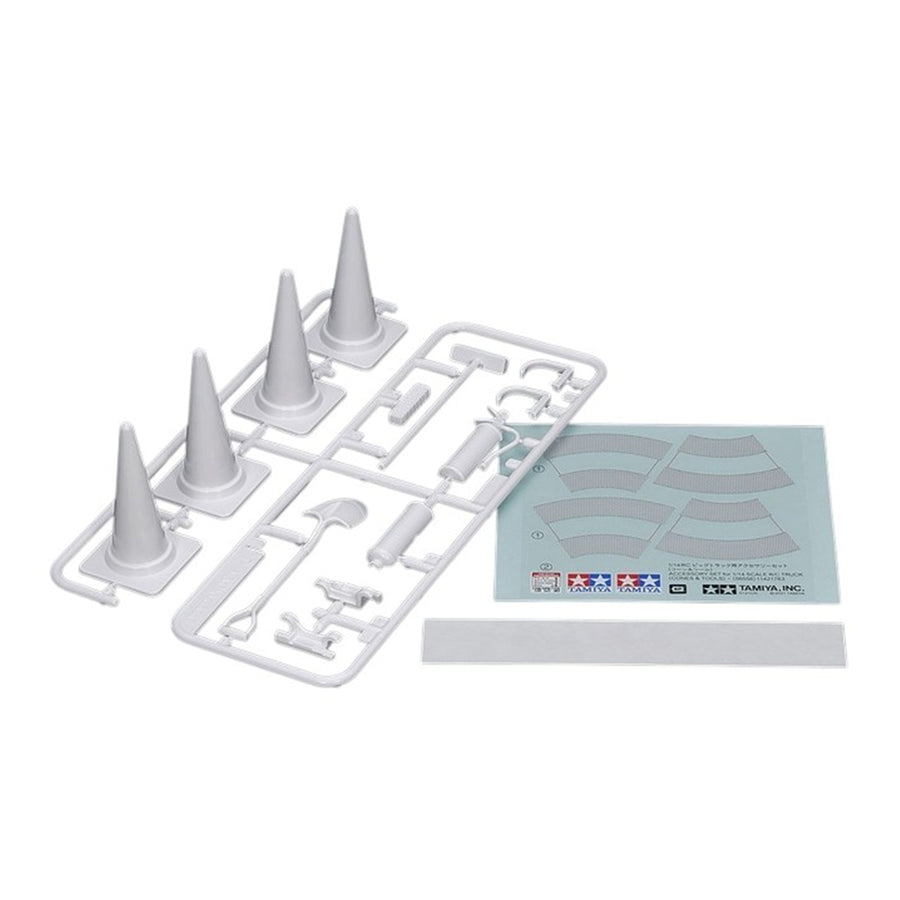 Tamiya 56558 - TAMIYA ZUBEHÖRSET (Pylonen/Werkzeuge)