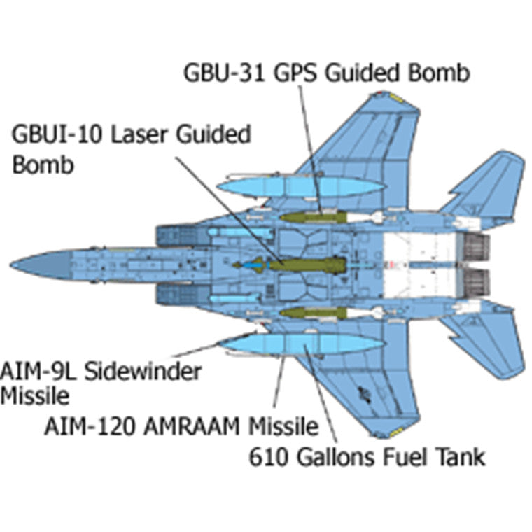 Tamiya 60312 - TAMIYA 1/32 F-15E STRIKE EAGLE „BUNKER BUSTER“