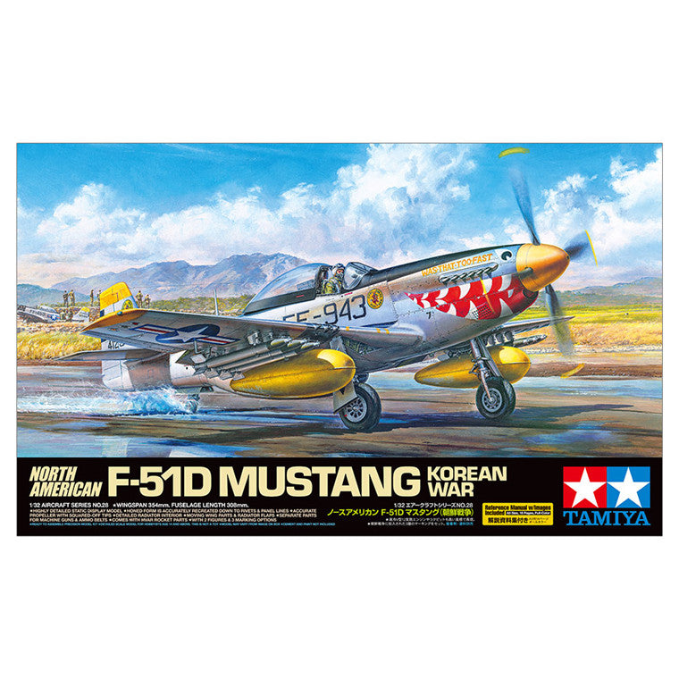 Tamiya 60328 - TAMIYA 1/32 F-51D MUSTANG KOREAN WAR