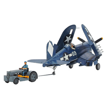 Tamiya 61085 - TAMIYA 1/48 F4U-1D W/MOTO TUG