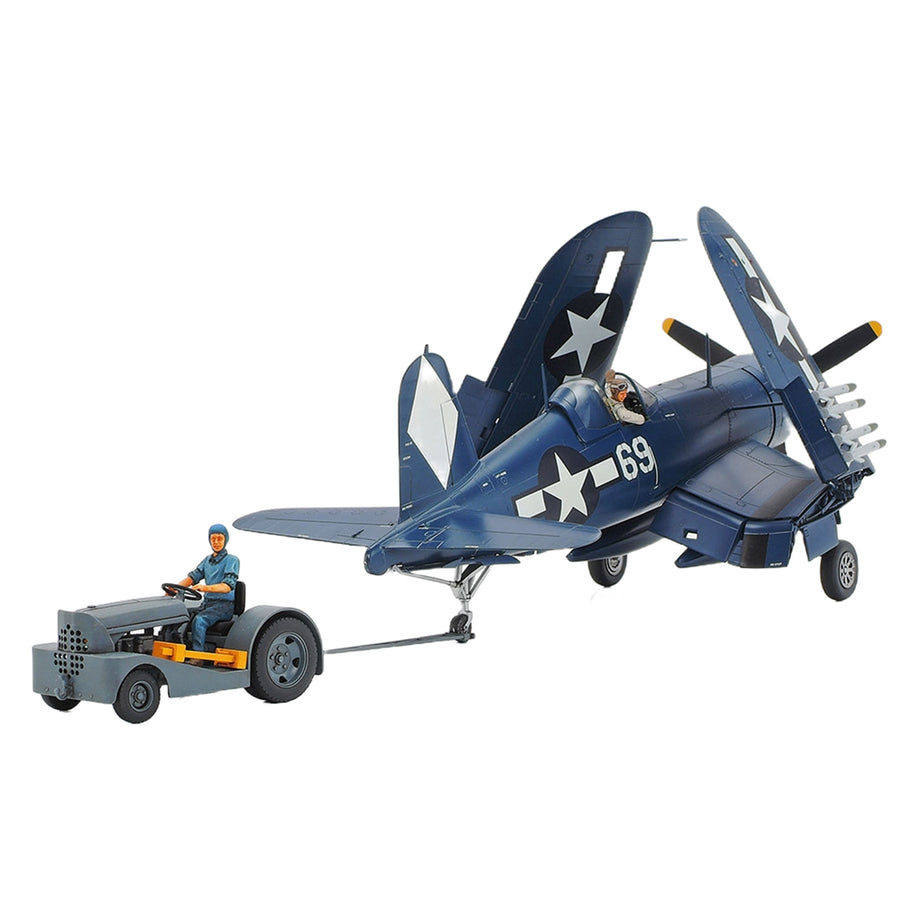 Tamiya 61085 - TAMIYA 1/48 F4U-1D W/MOTO TUG
