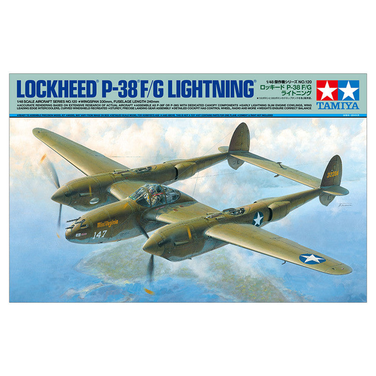 Tamiya 61120 - TAMIYA 1/48 P-38 F/G LIGHTNING