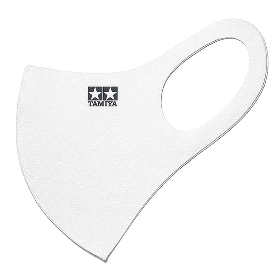 Tamiya 67478 - TAMIYA BRAND COMFORT FIT FACE MASK - WHITE