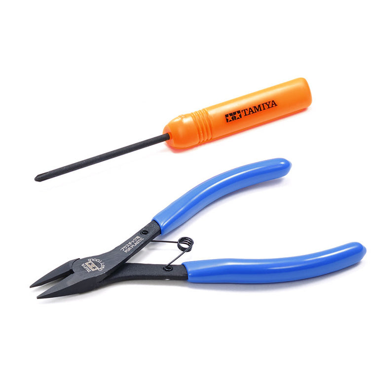 Tamiya 74158 - TAMIYA MINI 4WD CUTTERS AND + SCREWDRIVER