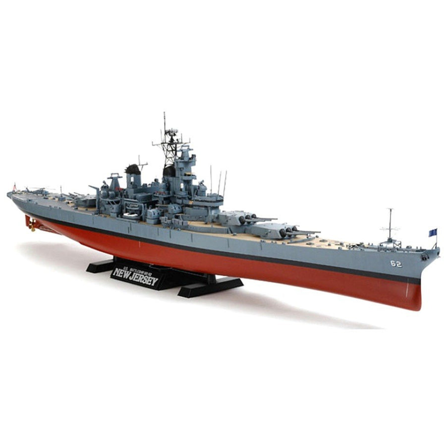Tamiya 78028 - TAMIYA 1/350 NEW JERSEY WITH DETAIL SET