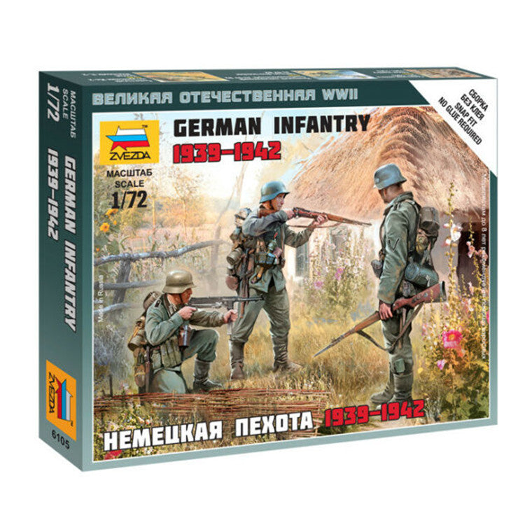 Zvezda Z6105 - ZVEZDA 1/72 GERMAN INF EASTERN FRONT1941