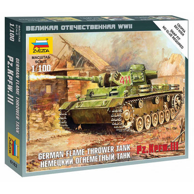 Zvezda Z6162 - ZVEZDA 1/100 PZ III FLAMMENWERFERPANZER