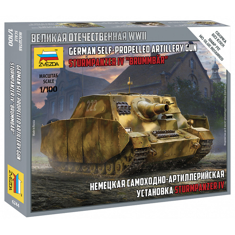 Zvezda Z6244 - ZVEZDA 1/100 STURMPZ.IV "BRUMMBAR"