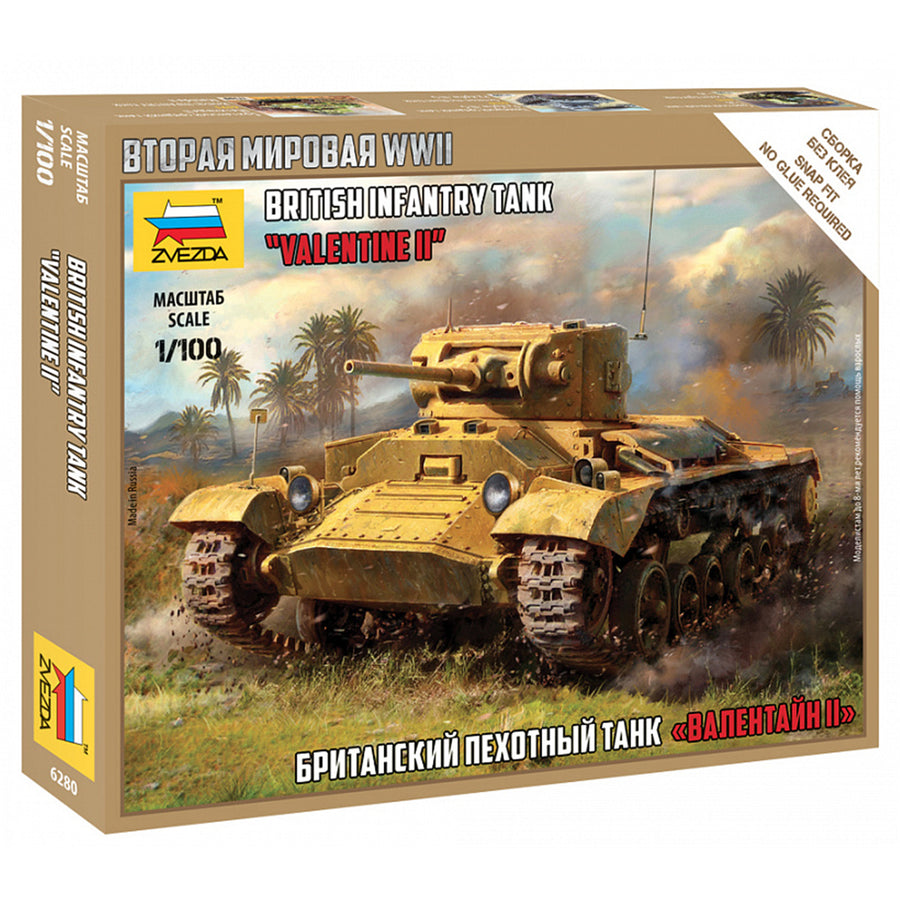 Zvezda Z6280 - ZVEZDA 1/72 BRITISH INFANTRY TANK