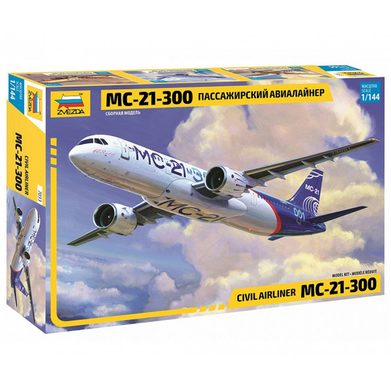 Zvezda Z7033 - ZVEZDA 1/144 IRKUT MS-21 AIRLINER 2019