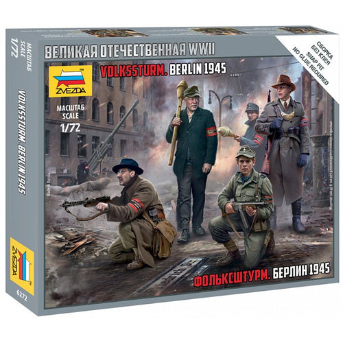 Zvezda Z6272 - ZVEZDA 1/72 VOLKSSTURM BERLIN 1945