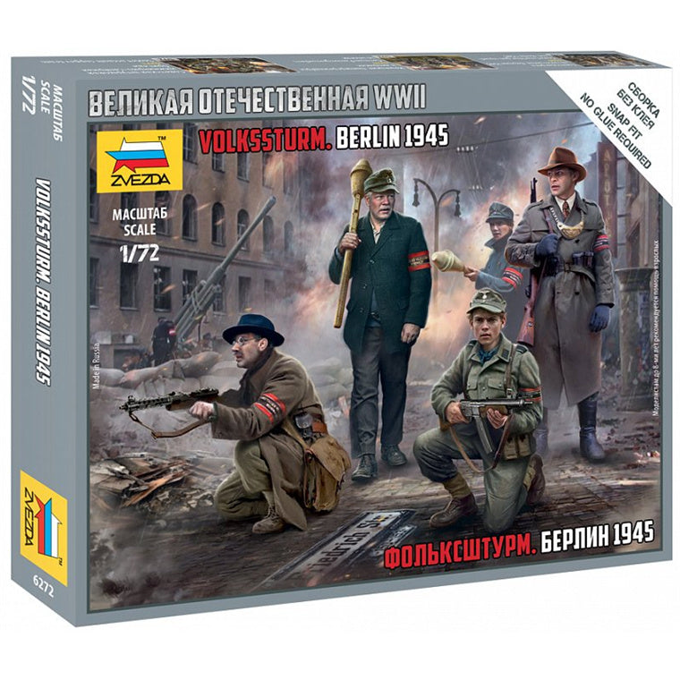 Zvezda Z6272 - ZVEZDA 1/72 VOLKSSTURM BERLIN 1945