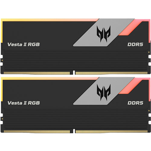Acer Predator Vesta II 32GB ( 2 X 16GB) RGB DDR5-6000 CL36 Desktop UDIMM Ram Kit