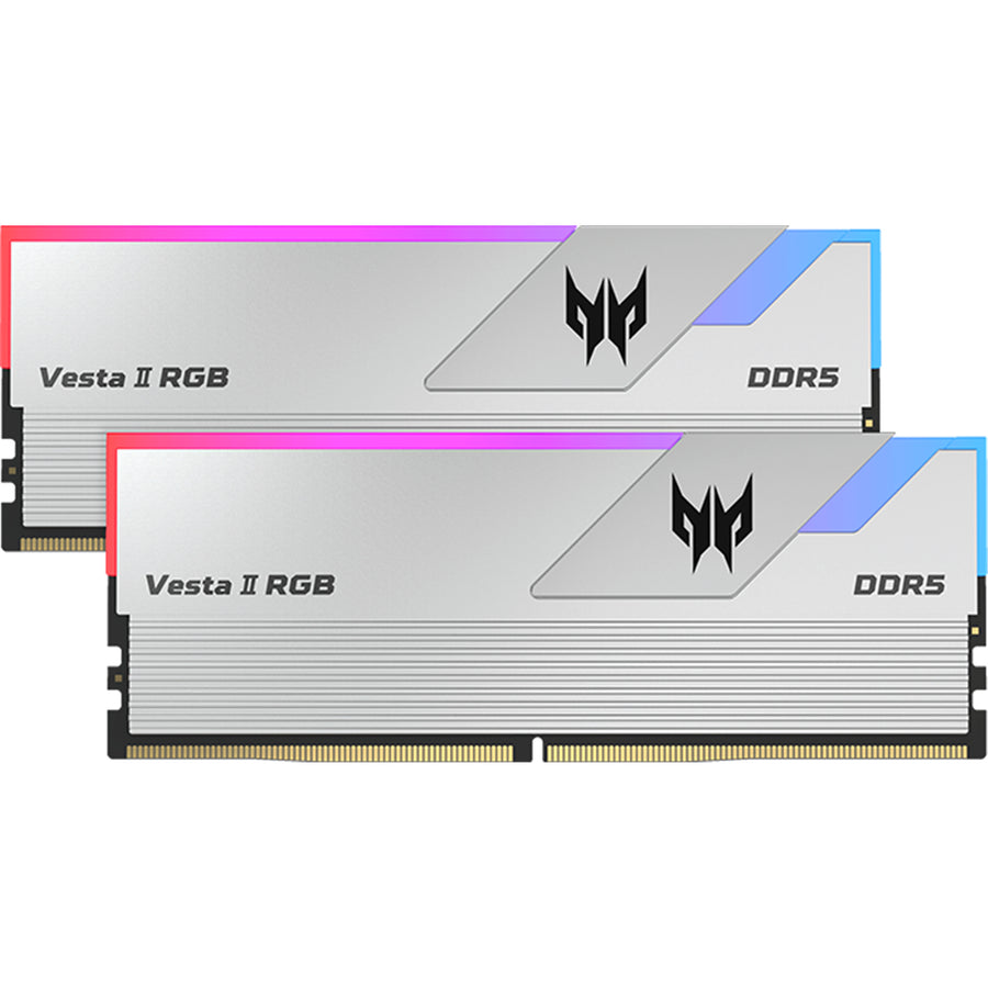 Acer Predator Vesta II 32GB ( 2 X 16GB) RGB DDR5-6000 CL36 Desktop UDIMM Ram Kit