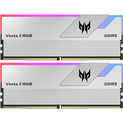 Acer Predator Vesta II 32GB ( 2 X 16GB) RGB DDR5-6000 CL36 Desktop UDIMM Ram Kit