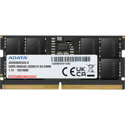 ADATA 32GB DDR5 5600MT/s SODIMM for Laptops and Other compatible devices