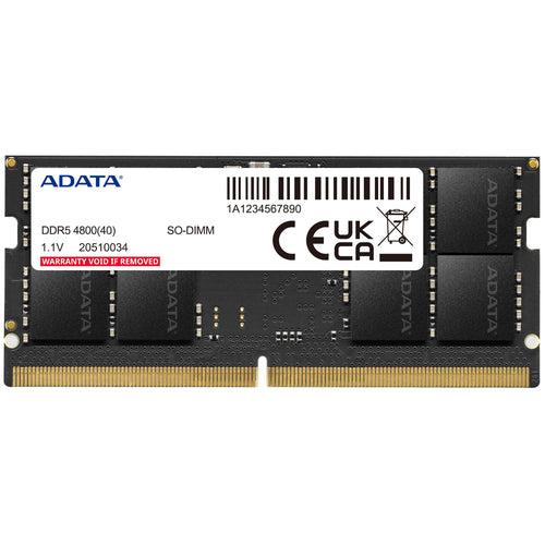 ADATA  16GB DDR5 4800 MT/s, 1.1V SODIMM