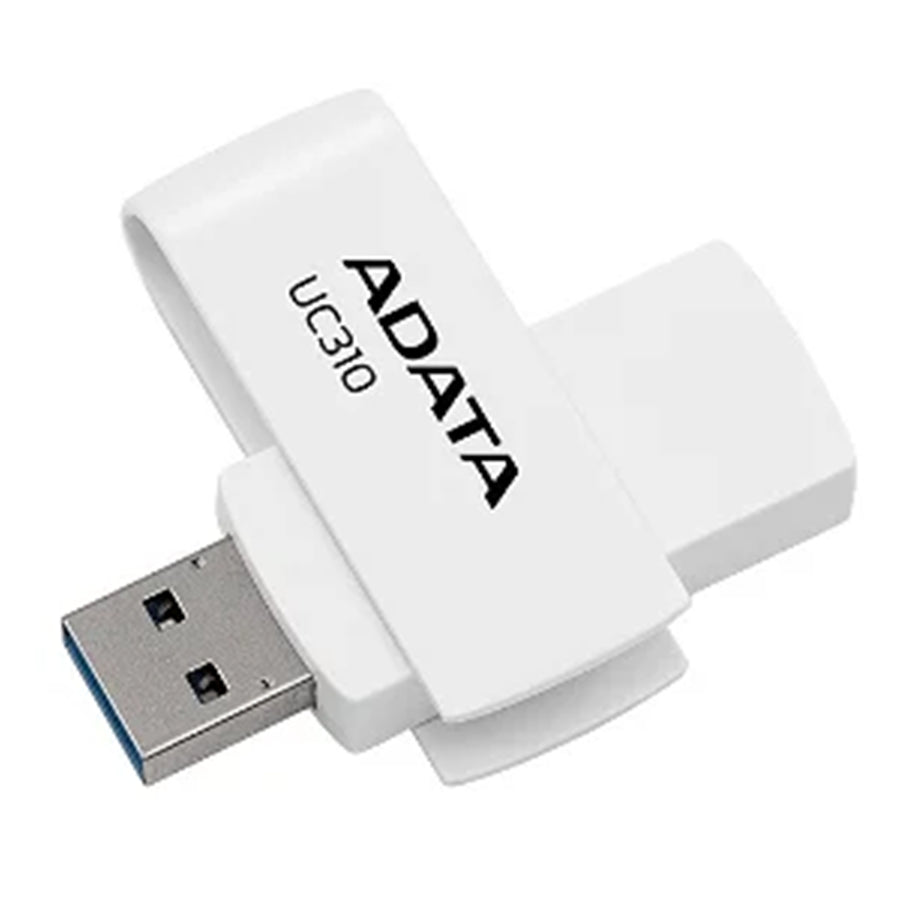 ADATA UC310 Swivel USB3.2 64GB White Flash Drive