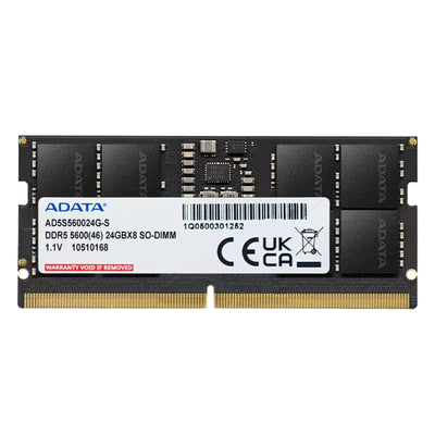 ADATA 24GB DDR5 5600MT/s SODIMM for Laptop and other compatible devices