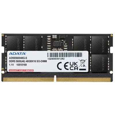 ADATA 48GB DDR5 5600MT/s SODIMM for Laptop and other compatible devices
