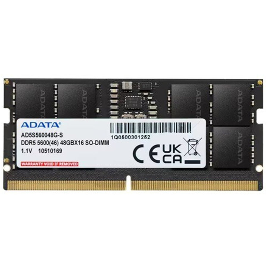 ADATA 48GB DDR5 5600MT/s SODIMM for Laptop and other compatible devices