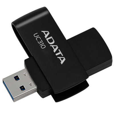 ADATA UC310 Swivel USB3.2 Flash Drive - 128GB - Black