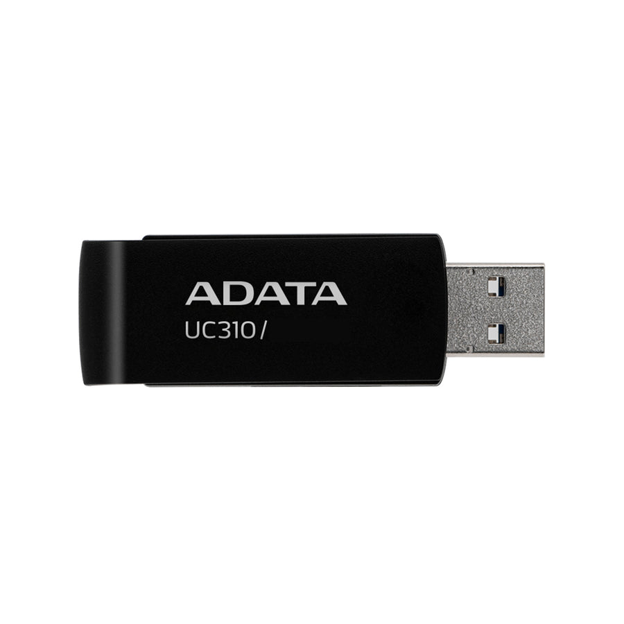 ADATA UC310 Swivel USB3.2 Flash Drive - 128GB - Black