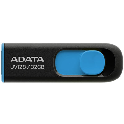 ADATA  UV128  USB Flash Drive - 32GB - Black / Blue