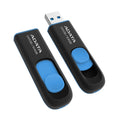 ADATA  UV128  USB Flash Drive - 64GB - Black / Blue — image 3