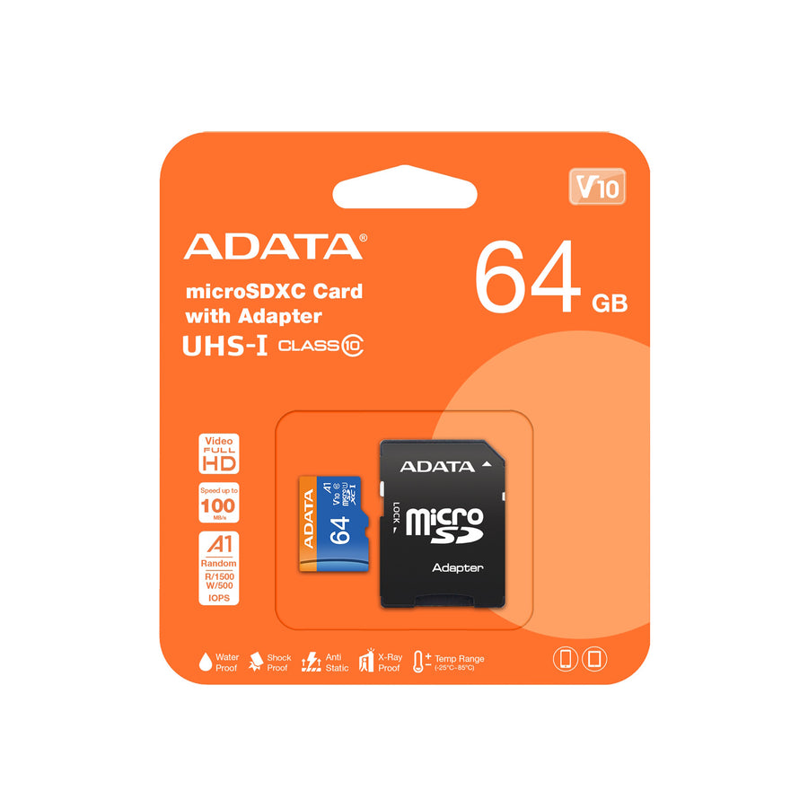 ADATA Premier   microSDXC Memory Card - 64GB
