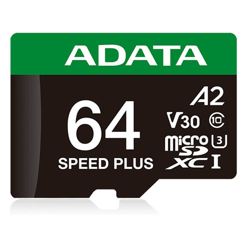 ADATA Speed Plus 64GB microSDXC Card with Adapter