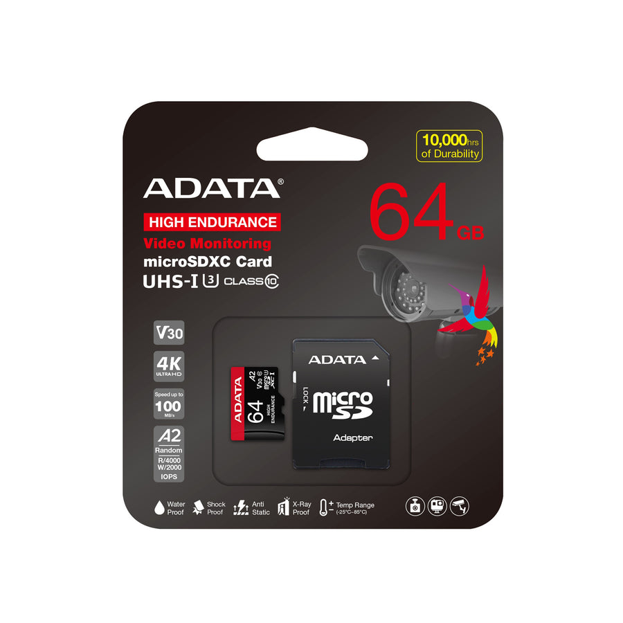 ADATA High Endurance 64GB  microSDXC Memory Card