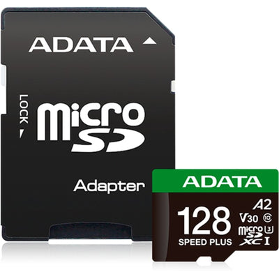 ADATA Speed Plus 128GB microSDXC Card with Adapter
