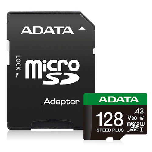 ADATA Speed Plus 128GB microSDXC Card with Adapter
