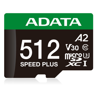 ADATA Speed Plus 512GB microSDXC Card with Adapter
