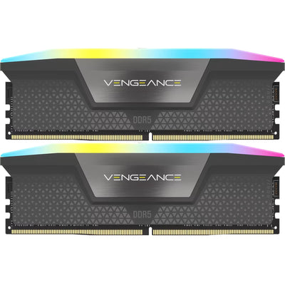 Corsair VENGEANCE RGB 32GB ( 2 X 16GB)  DDR5 6000MT/s for Intel XMP & AMD EXPO Desktop UDIMM RAM Kit