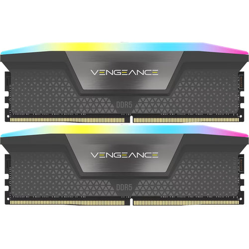 Corsair CMH32GX5M2B6000Z38 Corsair VENGEANCE RGB 32GB ( 2 X 16GB)  DDR5 6000MT/s for Intel XMP & AMD EXPO Desktop UDIMM RAM Kit
