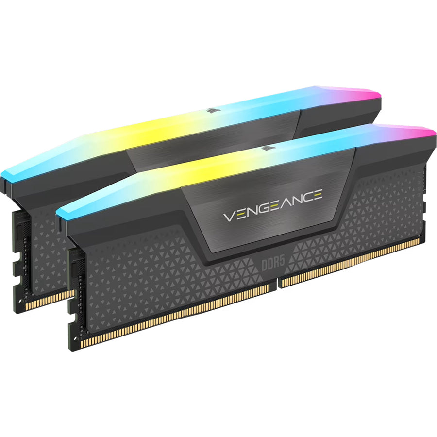 Corsair VENGEANCE RGB 32GB ( 2 X 16GB)  DDR5 6000MT/s for Intel XMP & AMD EXPO Desktop UDIMM RAM Kit