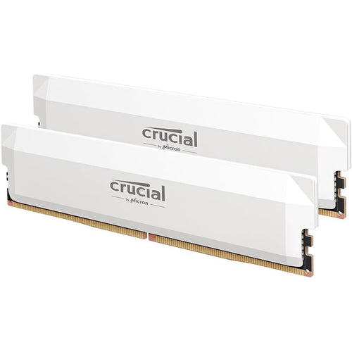 Crucial Pro OC  32GB (2x 16GB) DDR5 6400MT/s Desktop RAM - White