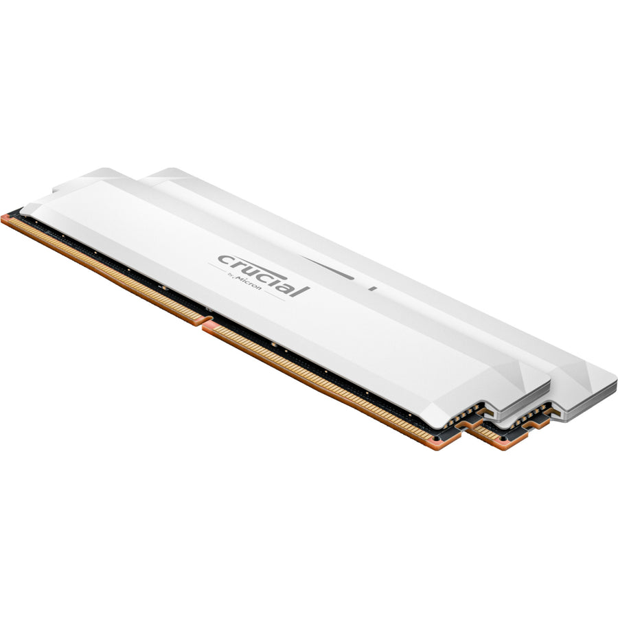Crucial Pro OC  32GB (2x 16GB) DDR5 6400MT/s Desktop RAM - White
