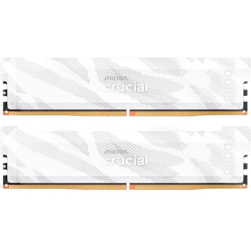Crucial Pro OC  32GB (2x 16GB) DDR5 6400 Desktop RAM - White