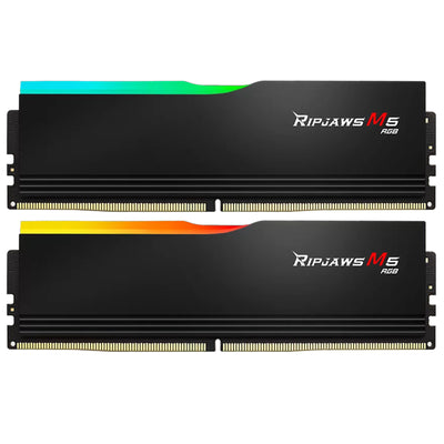 G.SKILL Ripjaws M5 RGB for Intel XMP 32GB 6000MT/s DDR5 Desktop UDIMM RAM Kit - Black