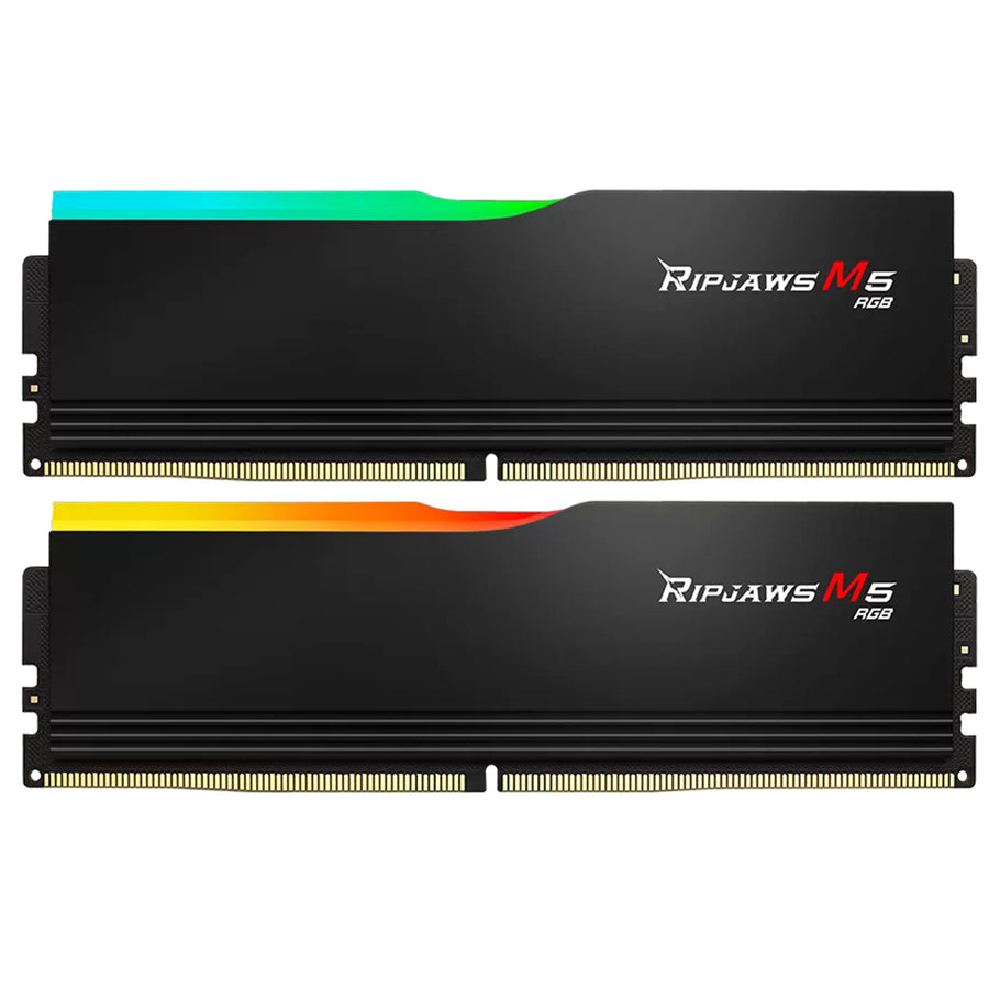 G.SKILL Ripjaws M5 RGB for Intel XMP 64GB 6400MT/s DDR5 Desktop UDIMM RAM Kit - Black