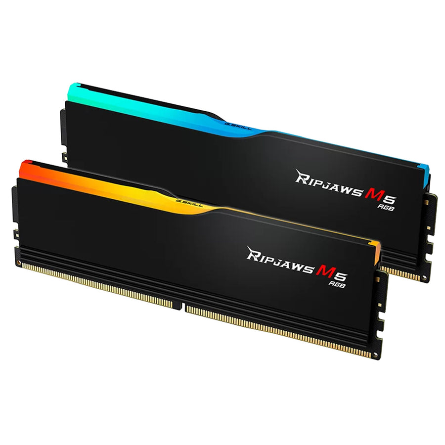G.SKILL Ripjaws M5 RGB for Intel XMP 64GB 6400MT/s DDR5 Desktop UDIMM RAM Kit - Black