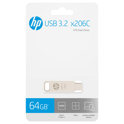 HP  x206C OTG USB-C Flash Drive - 64GB