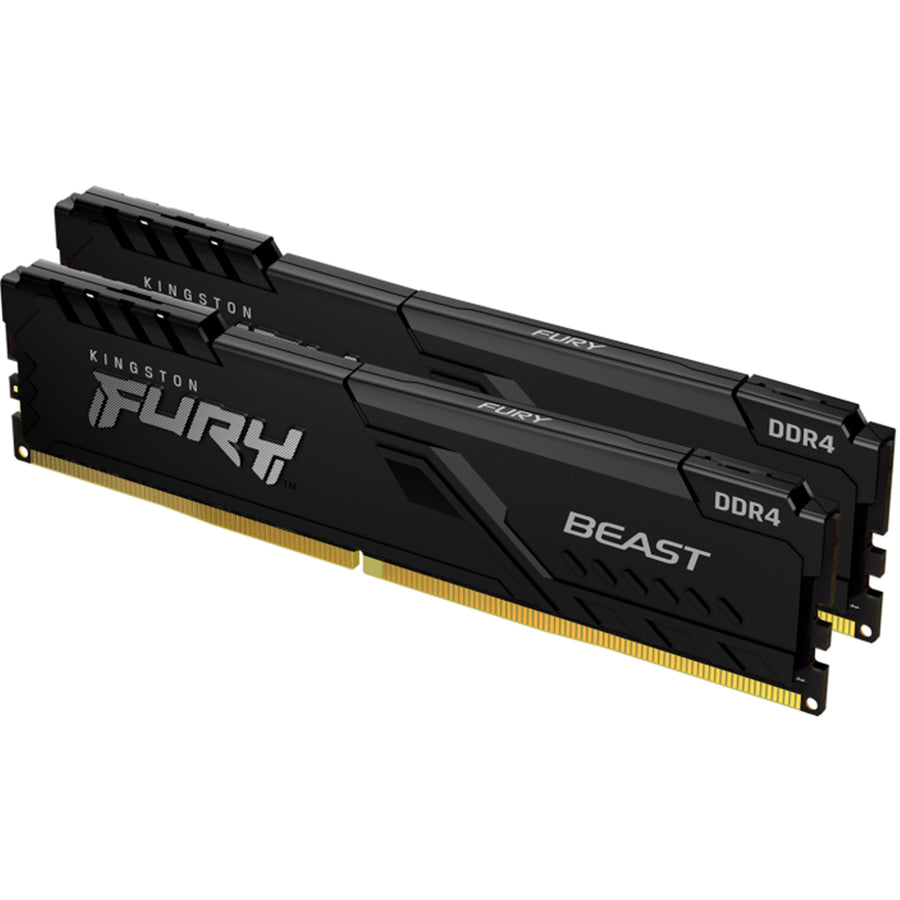 Kingston Fury Beast 16GB DDR4 Desktop UDIMM RAM Kit - Black