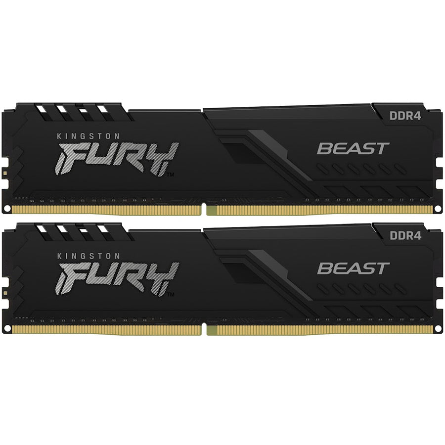 Kingston Fury Beast 16GB DDR4 Desktop UDIMM RAM Kit - Black
