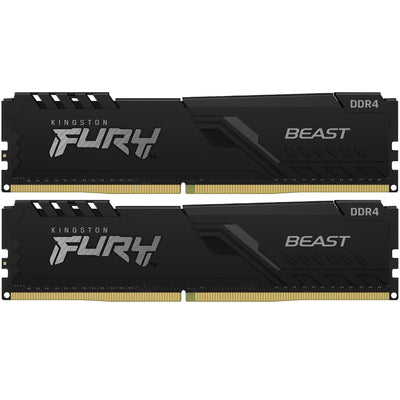 Kingston Fury Beast 32GB DDR4 Desktop RAM Kit - Black